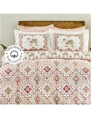 Kh Avonos Sari Duvet Cover Set Queen Size - Queen Size