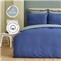 KH BASIC GREY-INDIGO DF DUVET COVER SET QUEEN SIZE - QUEEN SIZE