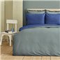 KH BASIC GREY-INDIGO DF DUVET COVER SET SINGLE SIZE - SINGLE SIZE