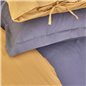 Kh Basic Mustard-Anthracite Df Duvet Cover Set Queen Size - Queen Size