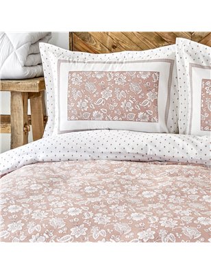 Kh Celerinapink Rnf Duvet Cover Set Queen Size (Fitted) (Pp) - Queen Size | Enplus Home