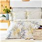 Kh Clarinda Indigo Rnf Duvet Cover Set Queen Size (Fitted - Queen Size