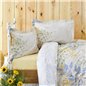 Kh Clarinda Indigo Rnf Duvet Cover Set Queen Size (Fitted - Queen Size