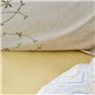 KH CLARINDA INDIGO RNF DUVET COVER SET QUEEN SIZE (FITTED  - QUEEN SIZE