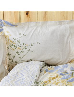 Kh Clarinda Indigo Rnf King Size Duvet Cover Set - King Size | Enplus Home