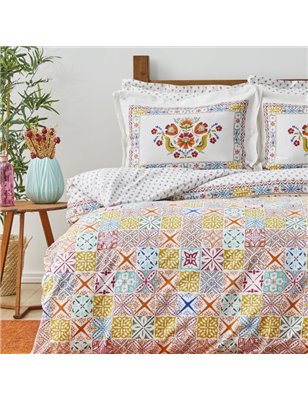 Kh Lumina Sari Duvet Cover Set Queen Size (E) - Queen Size | Enplus Home