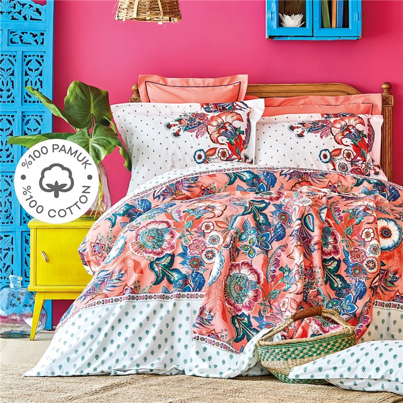 Kh Merida Somon Rnf King Size Duvet Cover Set - King Size