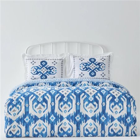 Kh Neos Blue Rnf Duvet Cover Set Queen Size (Pp) - Queen Size