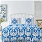 Kh Neos Blue Rnf Duvet Cover Set Queen Size (Pp) - Queen Size