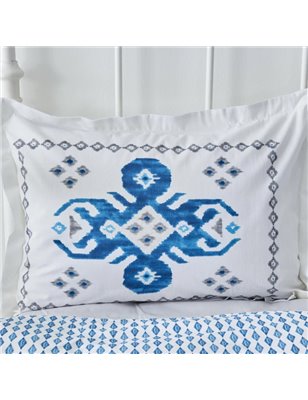 Kh Neos Blue Rnf Duvet Cover Set Queen Size (Pp) - Queen Size | Enplus Home