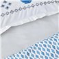 KH NEOS BLUE RNF DUVET COVER SET QUEEN SIZE (PP) - QUEEN SIZE