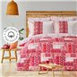 Kh Pietra Red Rnf Duvet Cover Set Queen Size - Queen Size