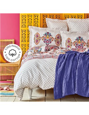 KH PURPLEELAPINK RNF DUVET COVER SET QUEEN SIZE - QUEEN SIZE