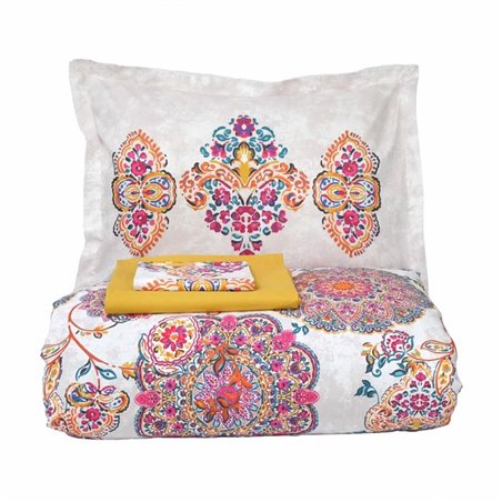 KH PURPLEELAPINK RNF DUVET COVER SET QUEEN SIZE - QUEEN SIZE