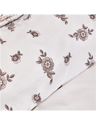 LEGEND GROVE BROWN  DUVET COVER SET QUEEN SIZE - QUEEN SIZE