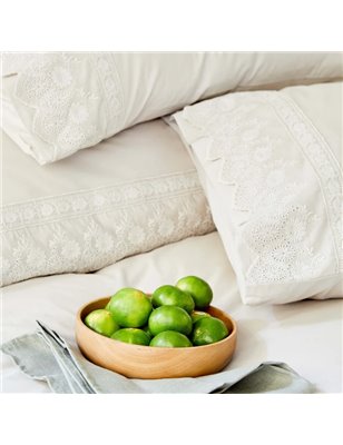 Marbella Vizon Brodeli Duvet Cover Set Queen Size - Queen Size | Enplus Home