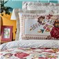 Tulio Bordeaux Duvet Cover Set Queen Size - Queen Size