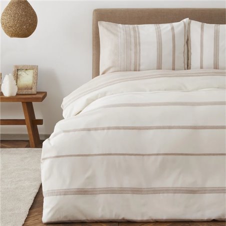 Vetro Beige Duvet Cover Set Queen Size - Queen Size