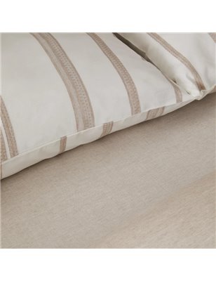 VETRO BEIGE DUVET COVER SET QUEEN SIZE - QUEEN SIZE