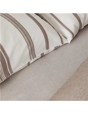 Vetro Brown Duvet Cover Set Queen Size - Queen Size | Enplus Home