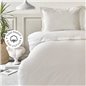 White Col Livia Duvet Cover Set Queen Size - Queen Size