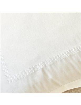 White Col Livia Duvet Cover Set Queen Size - Queen Size | Enplus Home