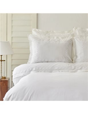 White Col Marigold Duvet Cover Set Queen Size - Queen Size | Enplus Home