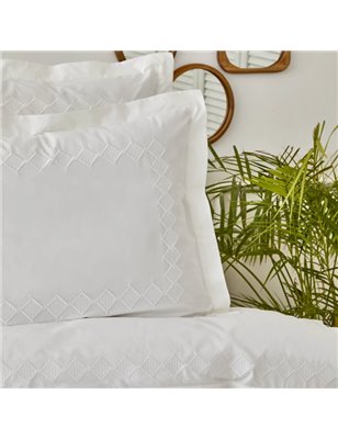 White Col Marigold Duvet Cover Set Queen Size - Queen Size | Enplus Home