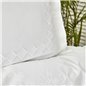 WHITE COL MARIGOLD DUVET COVER SET QUEEN SIZE  - QUEEN SIZE