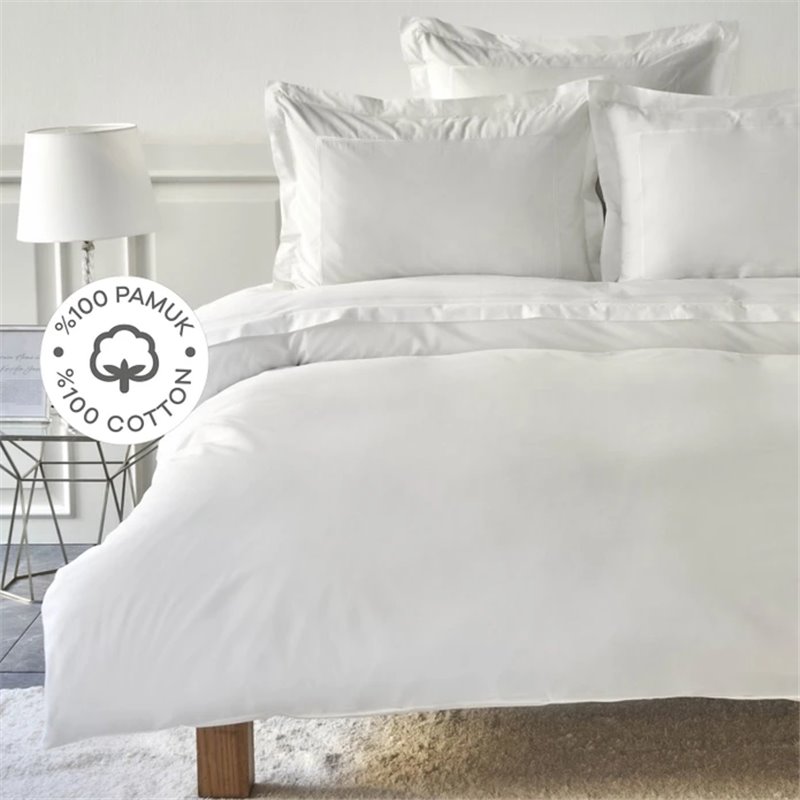 White Col Moonrise Duvet Cover Set Queen Size - Queen Size