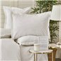 White Col Nimes Duvet Cover Set Queen Size - Queen Size