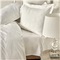 WHITE COL SANTINO DUVET COVER SET QUEEN SIZE - QUEEN SIZE