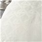 WHITE COL SANTINO DUVET COVER SET QUEEN SIZE - QUEEN SIZE