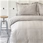 White Col Santino Grey Duvet Cover Set Queen Size - Queen Size