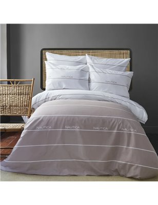 Nau Ligne Navy Blue Duvet Cover Set Single Size - Single Size | Enplus Home