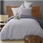 NAU FUNEN GREY DUVET COVER SET QUEEN SIZE - QUEEN SIZE