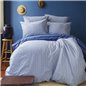 NAU FUNEN NAVY BLUE DUVET COVER SET QUEEN SIZE - QUEEN SIZE