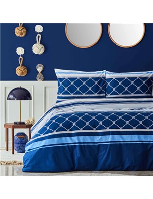 NAU KNOT DUVET COVER SET QUEEN SIZE - QUEEN SIZE