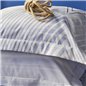 NAU LIGNE NAVY BLUE DUVET COVER SET QUEEN SIZE  - QUEEN SIZE