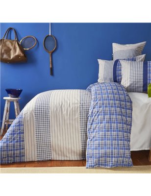 NAU LORD HOWE INDIGO DUVET COVER SET QUEEN SIZE - QUEEN SIZE