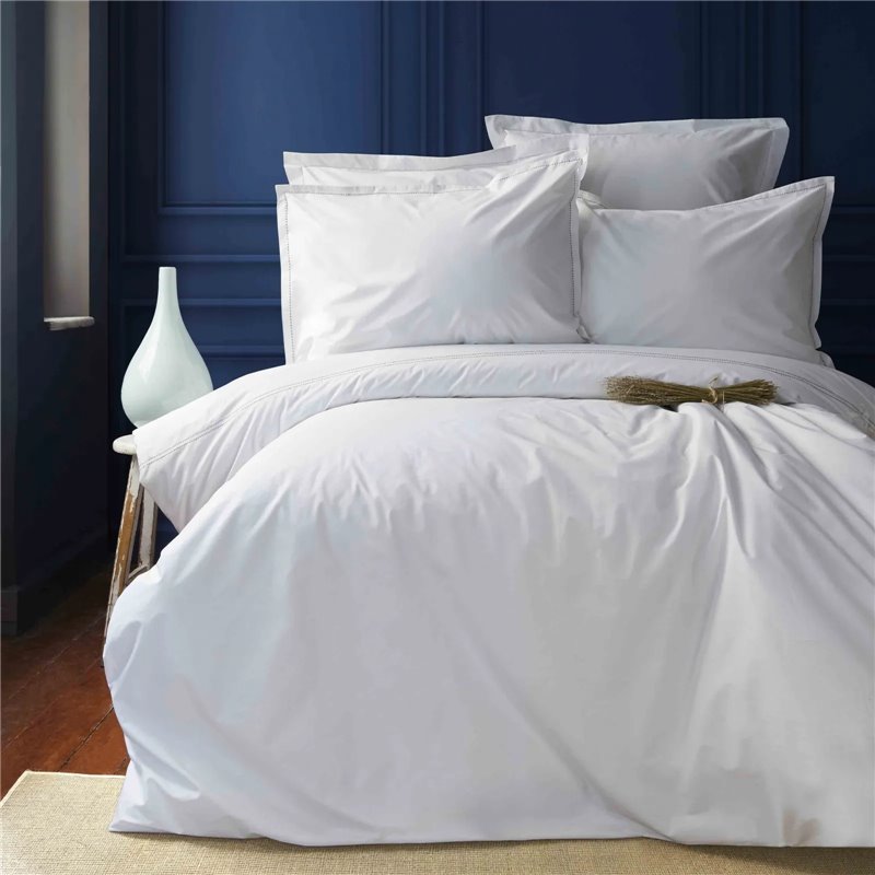 NAU NORTHERN OFF WHITE - BEIGE PERCALE DUVET COVER SET QUEEN SIZE - QUEEN SIZE