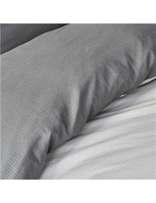 Nau Pruva Anthracite/Grey Df Duvet Cover Set Queen Size - Queen Size | Enplus Home