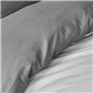 NAU PRUVA ANTHRACITE/GREY DF DUVET COVER SET QUEEN SIZE - QUEEN SIZE