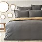 Nau Pruva Anthracite/Mustard Df Duvet Cover Set Queen Size - Queen Size