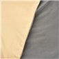 NAU PRUVA ANTHRACITE/MUSTARD DF DUVET COVER SET QUEEN SIZE - QUEEN SIZE