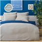 Nau Pruva Grey/Navy Blue Df Duvet Cover Set Queen Size - Queen Size