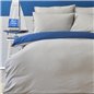 NAU PRUVA GREY/NAVY BLUE DF DUVET COVER SET QUEEN SIZE - QUEEN SIZE