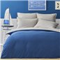 Nau Pruva Grey/Navy Blue Df Duvet Cover Set Queen Size - Queen Size