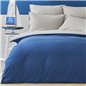 NAU PRUVA GREY/NAVY BLUE DF DUVET COVER SET QUEEN SIZE - QUEEN SIZE