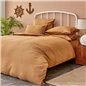 NAU PRUVA MUSTARD DUVET COVER SET QUEEN SIZE - QUEEN SIZE